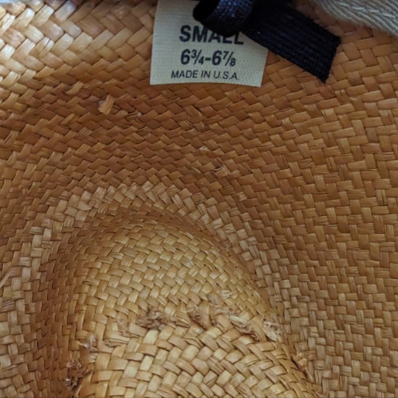 Sold! Vintage Dorfman Pacific Straw Rancher Fedora Sun Hat - Picture 7 of 10